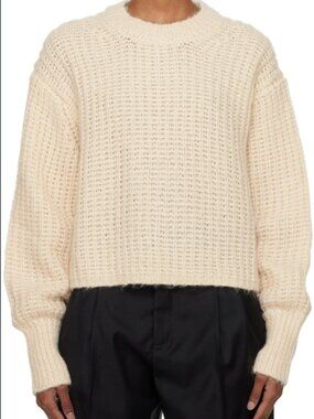 Missing You Already Cream Mohair Sweater